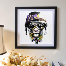 Charger l'image dans la galerie, Chien de mode - diamant rond complet - 30x30cm