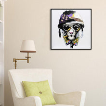 Charger l'image dans la galerie, Chien de mode - diamant rond complet - 30x30cm