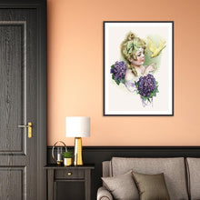 Charger l'image dans la galerie, Bébé d’ange - peinture complète de diamant - 40x30cm