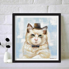 Charger l'image dans la galerie, Chat - diamant rond complet - 30x30cm