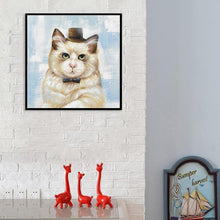 Charger l'image dans la galerie, Chat - diamant rond complet - 30x30cm