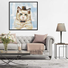 Charger l'image dans la galerie, Chat - diamant rond complet - 30x30cm