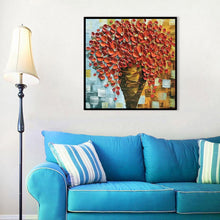 Charger l'image dans la galerie, Fleur d’huile - diamant rond complet - 30x30cm