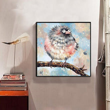 Charger l'image dans la galerie, Oiseau - diamant rond complet - 30x30cm
