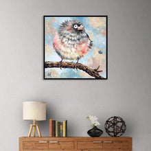 Charger l'image dans la galerie, Oiseau - diamant rond complet - 30x30cm