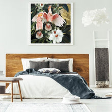 Charger l'image dans la galerie, Oiseau et fleur - peinture complète de diamant - 30x30cm