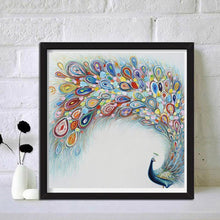 Charger l'image dans la galerie, Peafowl - diamant rond complet - 30x30cm
