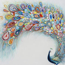 Charger l'image dans la galerie, Peafowl - diamant rond complet - 30x30cm