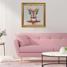 Charger l'image dans la galerie, Grenouille de musique - diamant rond complet - 30x30cm