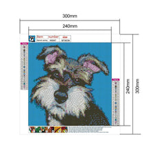 Charger l'image dans la galerie, Chien - diamant rond complet - 30x30cm