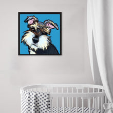 Charger l'image dans la galerie, Chien - diamant rond complet - 30x30cm