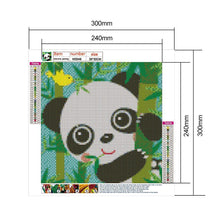 Charger l'image dans la galerie, Panda - diamant rond complet - 30x30cm