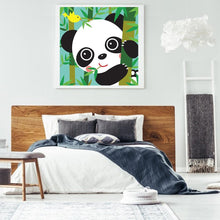 Charger l'image dans la galerie, Panda - diamant rond complet - 30x30cm