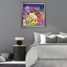 Charger l'image dans la galerie, Hérisson - diamant rond complet - 30x30cm