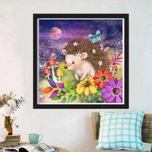 Charger l'image dans la galerie, Hérisson - diamant rond complet - 30x30cm