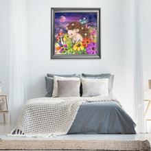 Charger l'image dans la galerie, Hérisson - diamant rond complet - 30x30cm