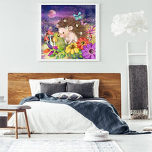 Charger l'image dans la galerie, Hérisson - diamant rond complet - 30x30cm