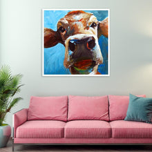 Charger l'image dans la galerie, Bovins - diamant rond complet - 30x30cm