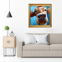 Charger l'image dans la galerie, Bovins - diamant rond complet - 30x30cm