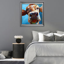 Charger l'image dans la galerie, Bovins - diamant rond complet - 30x30cm