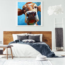 Charger l'image dans la galerie, Bovins - diamant rond complet - 30x30cm