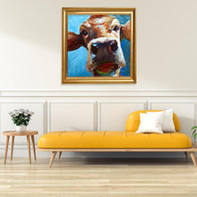 Charger l'image dans la galerie, Bovins - diamant rond complet - 30x30cm