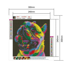 Charger l'image dans la galerie, Chien - diamant rond complet - 30x30cm