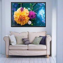 Charger l'image dans la galerie, Fleurs - peinture en diamant complet - 40x30cm