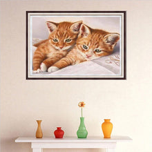 Charger l'image dans la galerie, Chat - peinture en diamant complet - 40x30cm