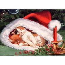 Charger l'image dans la galerie, Chat - peinture en diamant complet - 40x30cm