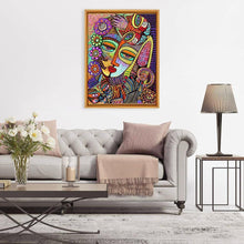 Charger l'image dans la galerie, Visage humain - diamant rond complet - 30x40cm