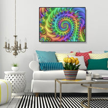 Charger l'image dans la galerie, Spirale - peinture en diamant complet - 40x30cm