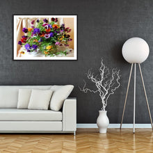 Charger l'image dans la galerie, Fleur - peinture en diamant complet - 40x30cm