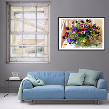 Charger l'image dans la galerie, Fleur - peinture en diamant complet - 40x30cm