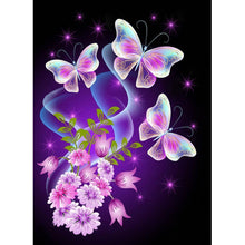 Charger l'image dans la galerie, Papillon - peinture en diamant complet - 40x30cm