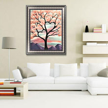 Charger l'image dans la galerie, Arbre d’amour - peinture en diamant complet - 40x30cm