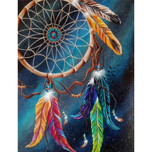 Charger l'image dans la galerie, Dreamcatcher - peinture en diamant complet - 40x30cm