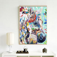 Charger l'image dans la galerie, Cheval - diamant rond complet - 30x40cm