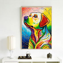 Charger l'image dans la galerie, Chien - diamant rond complet - 30x40cm
