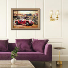 Charger l'image dans la galerie, Voiture - diamant rond complet - 40x30cm