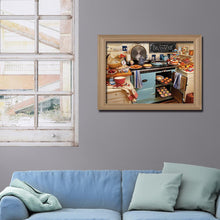 Charger l'image dans la galerie, Cuisine - diamant rond complet - 40x30cm