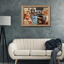 Charger l'image dans la galerie, Cuisine - diamant rond complet - 40x30cm