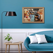 Charger l'image dans la galerie, Cuisine - diamant rond complet - 40x30cm