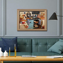 Charger l'image dans la galerie, Cuisine - diamant rond complet - 40x30cm