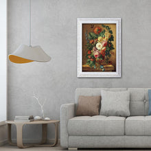 Charger l'image dans la galerie, Fleur - diamant rond complet - 40x30cm