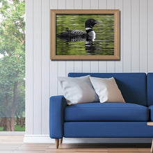 Charger l'image dans la galerie, Oiseau de plongée - diamant rond complet - 40x30cm