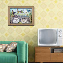 Charger l'image dans la galerie, Hérisson - diamant rond complet - 40x30cm