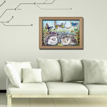 Charger l'image dans la galerie, Hérisson - diamant rond complet - 40x30cm