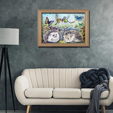 Charger l'image dans la galerie, Hérisson - diamant rond complet - 40x30cm