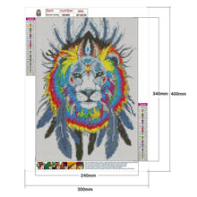 Charger l'image dans la galerie, Tigre - diamant rond complet - 30x40cm